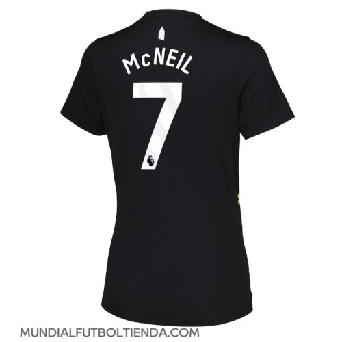 Camiseta Everton Dwight McNeil #7 Tercera Equipación Replica 2025-26 para mujer mangas cortas